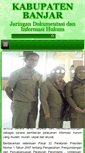 Mobile Screenshot of hukum.banjarkab.go.id